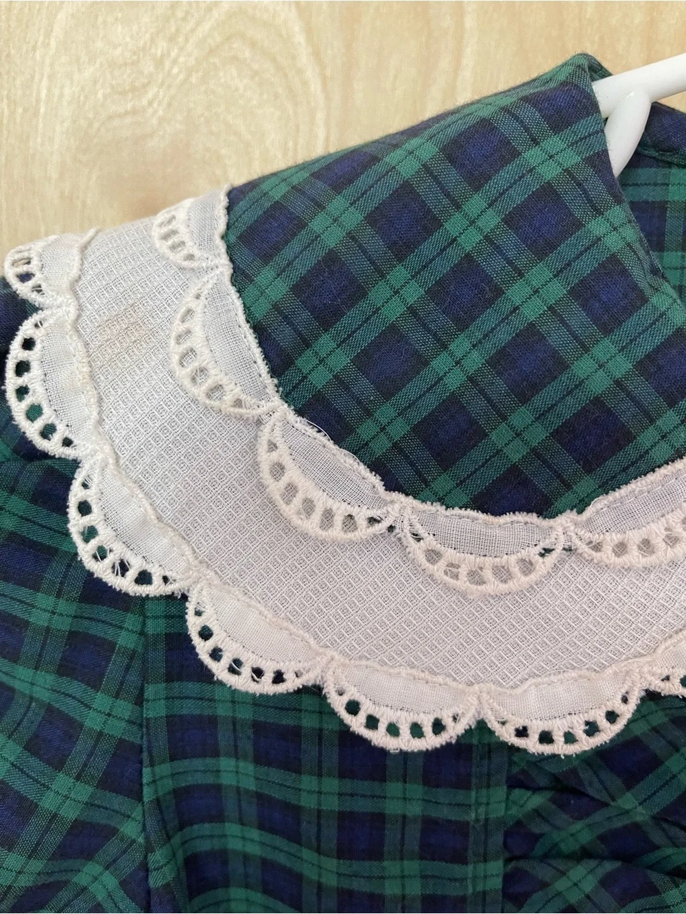 Vintage Plaid Girls Dress